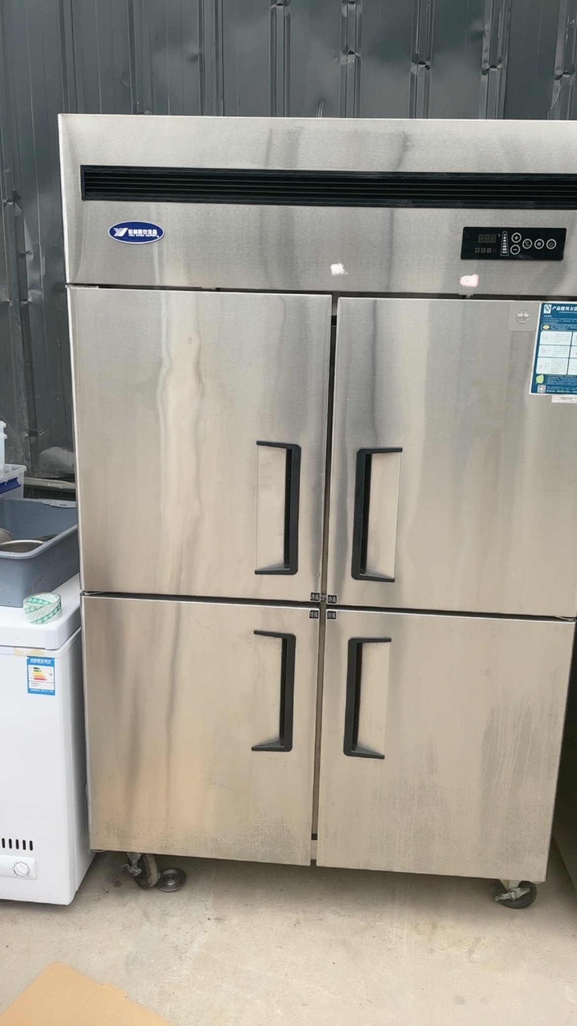 二手四门风冷冰箱四门冰柜风冷无霜商用展冷藏保鲜冷冻柜